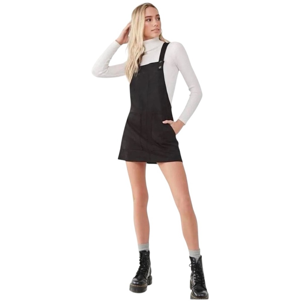 FOREVER 21 Women's Black Overalls - Picture 1 of 10